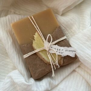 🫚 Zesty Ginger Revive Shampoo Bar – 100g Eco-Friendly
